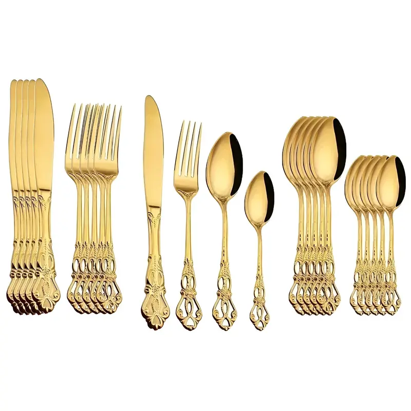 Luxuriöses 24-teiliges Besteckset – RoyalCutlery