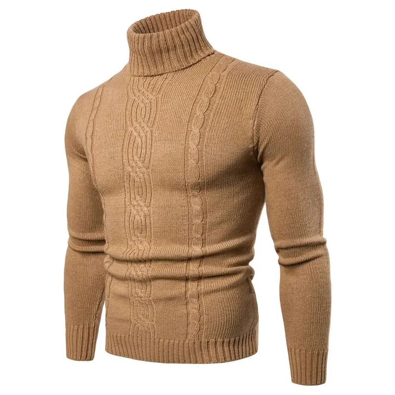 Luxus Herrenrollkragenpullover - Winterzauber AlpineEdge