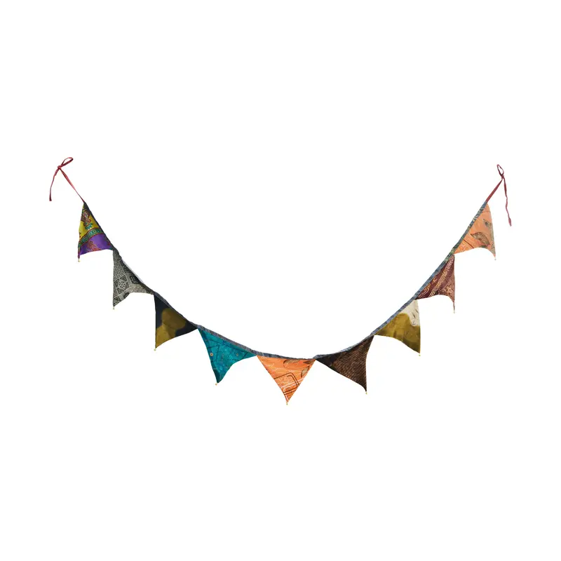 Madam Stoltz Sari garland multi coloured