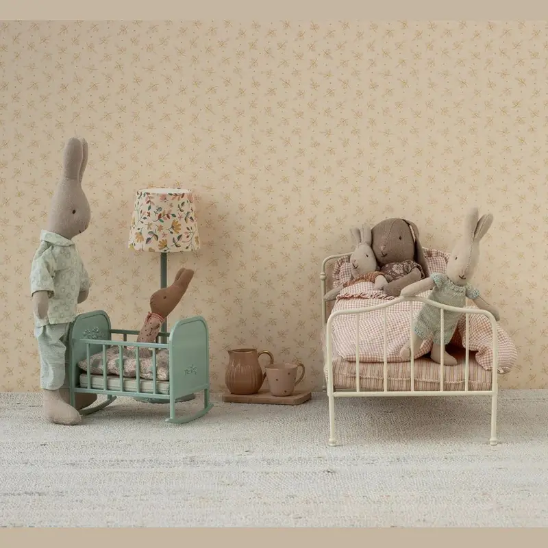 Maileg cradle mouse Or micro bunny blue mint