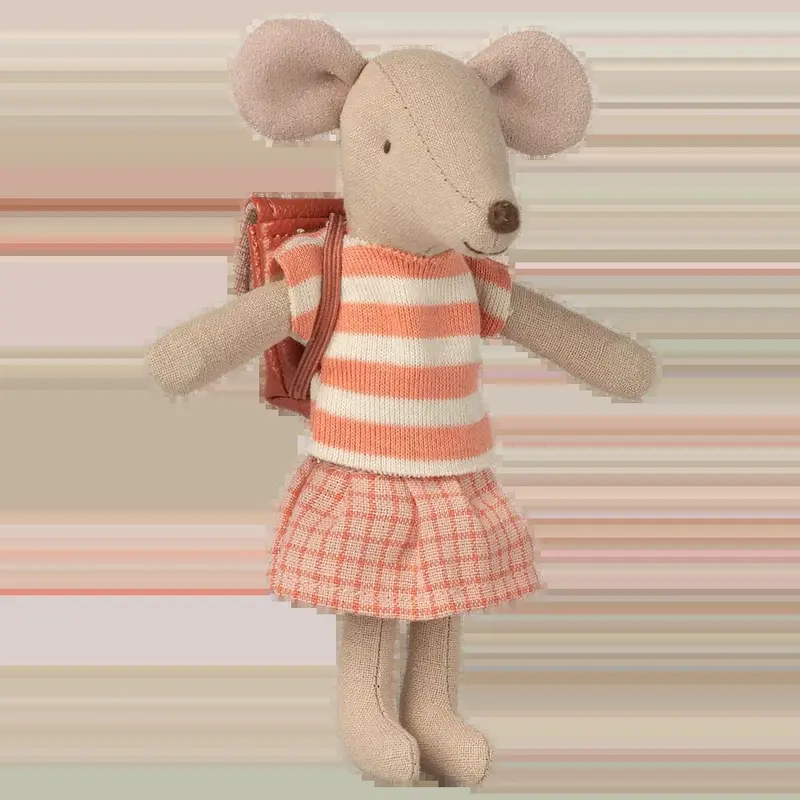 Maileg tricycle mouse big sister coral