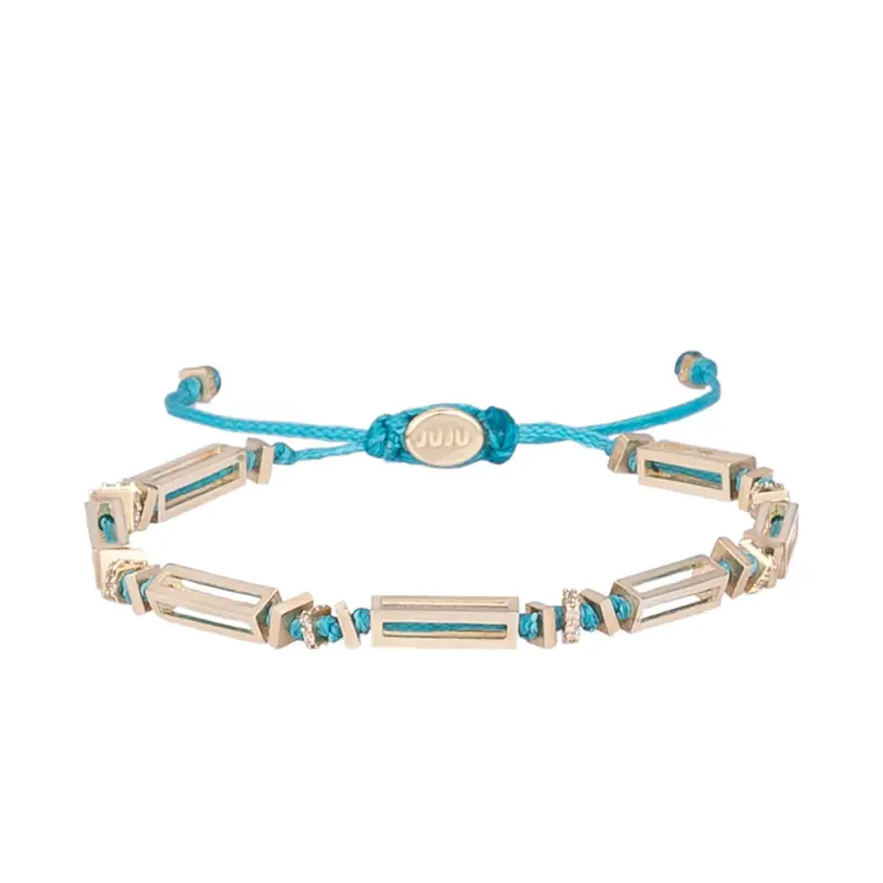 Mediterrane Nacht Gouden Armband met Diamanten Stenen