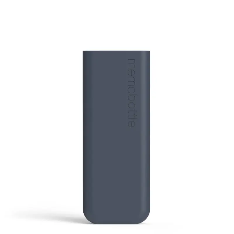 Memobottle Slim Silicone Sleeve | Waterfles 450 ml | Midnight Blue