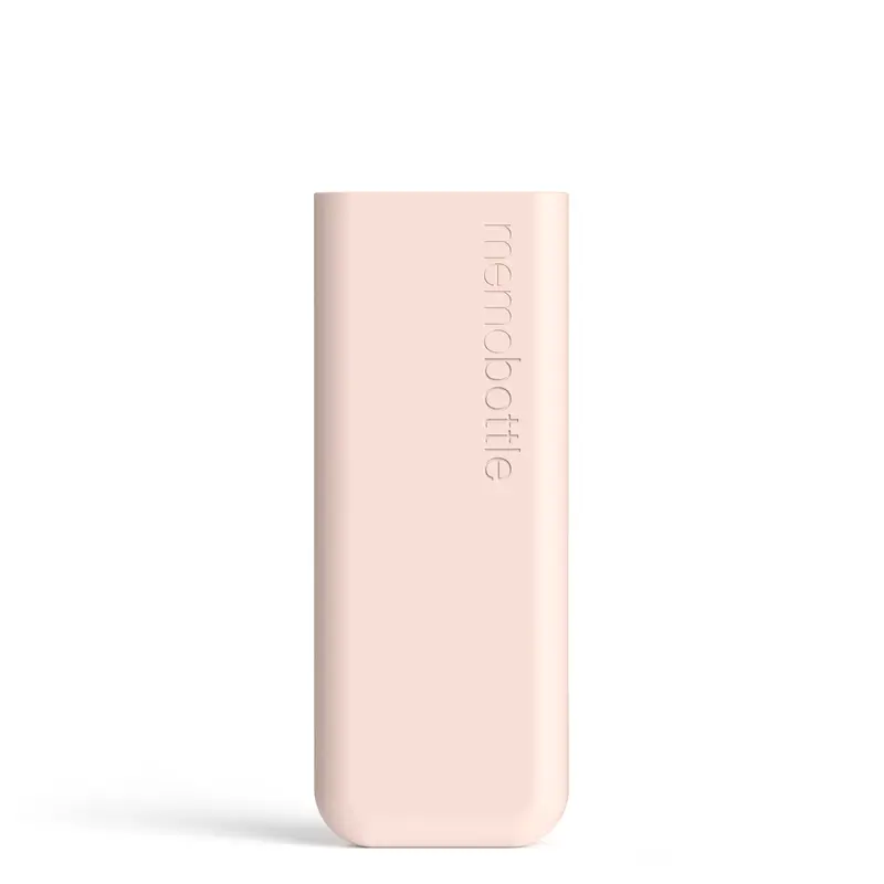 Memobottle Slim Silicone Sleeve | Waterfles 450 ml | Pale Coral