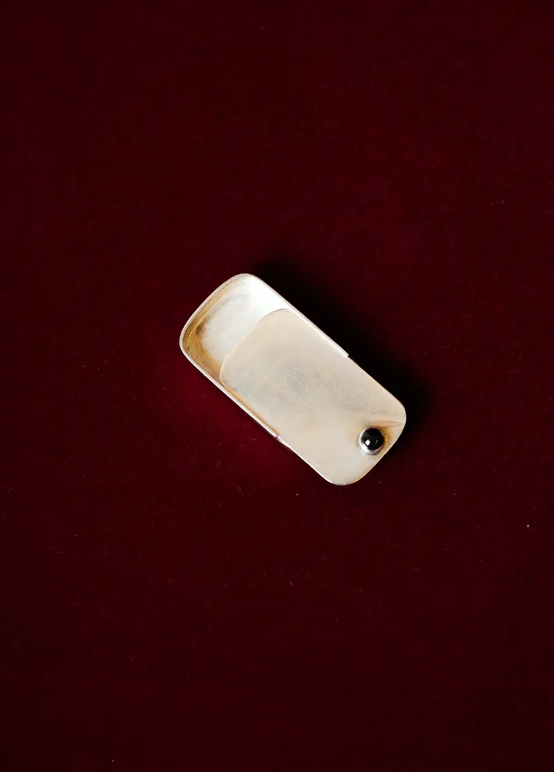 Mexican sterling pill box