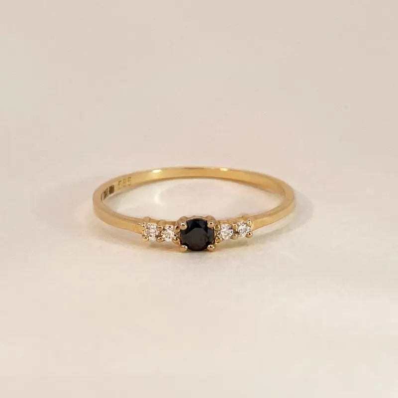 Midnight Spark Ring