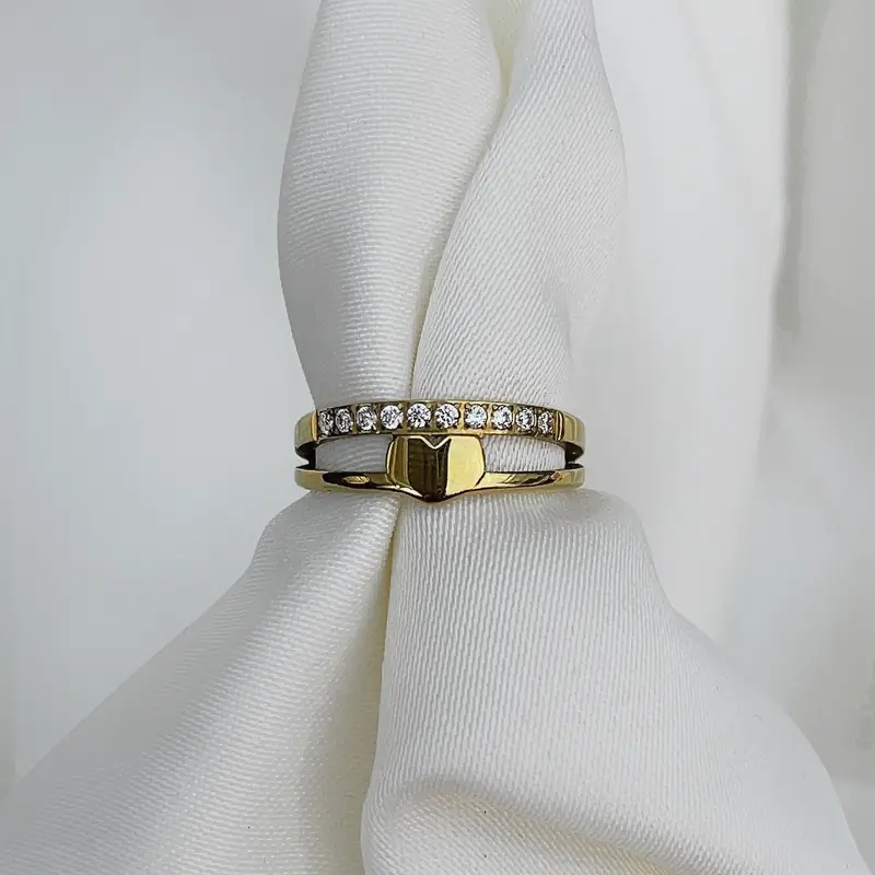 Mini Diamond Heart | Ring