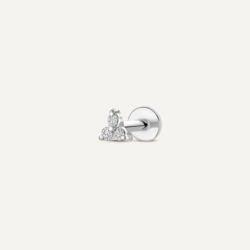 Mini Diamond Lotus Piercing (0.02 ct)