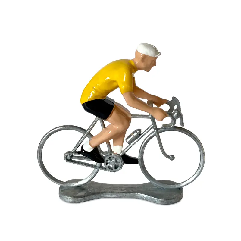 Miniatuur Wielrenner Gele Trui | de Fietser | Bernard & Eddy
