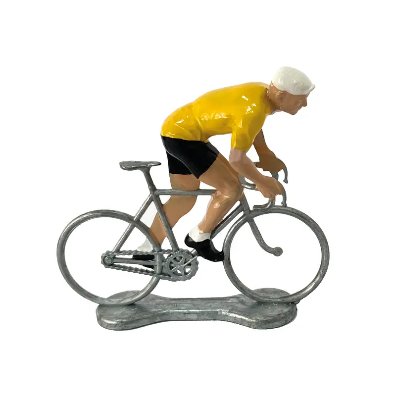 Miniatuur Wielrenner Gele Trui | de Klimmer | Bernard & Eddy