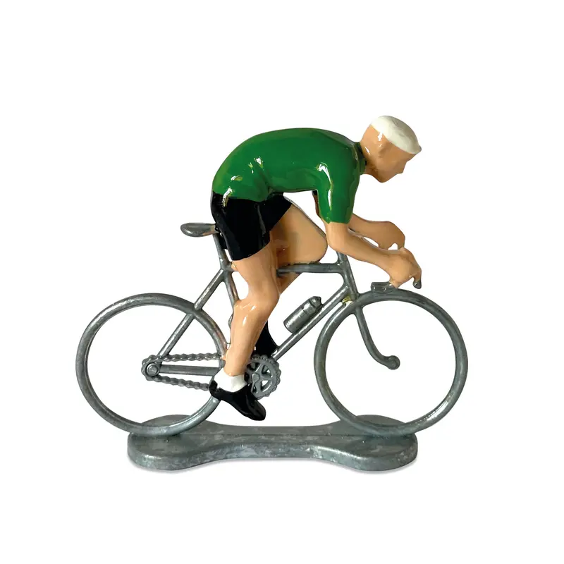 Miniatuur Wielrenner Groene Trui | de Sprinter | Bernard & Eddy