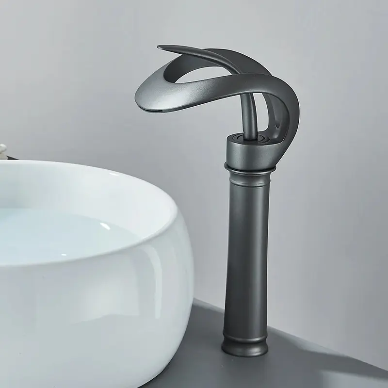 Mischwasserhahn mit Wasserfallauslauf - Flowarc