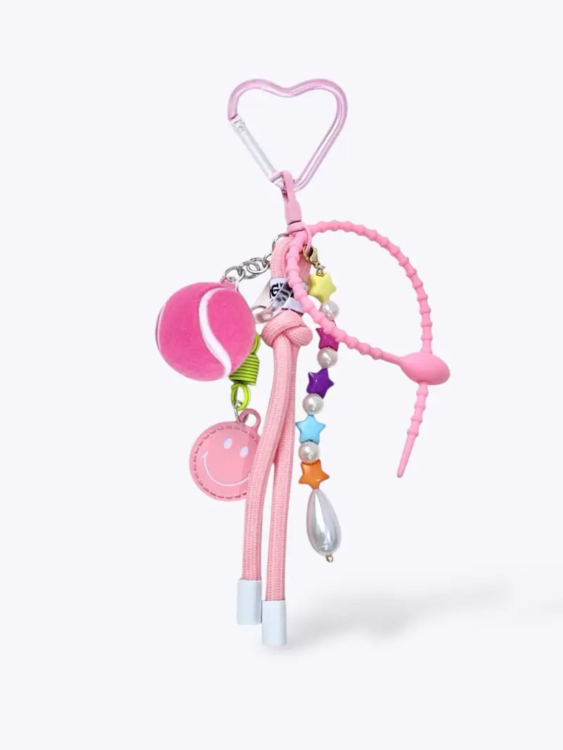 Miss Sporty Bag Charm Pink
