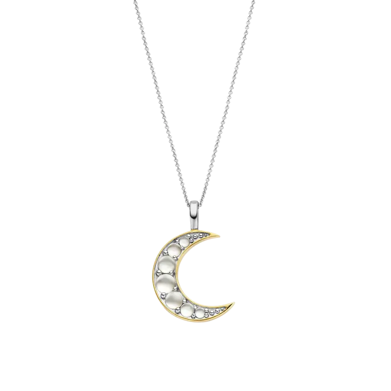Moon Pearl Necklace with pendant