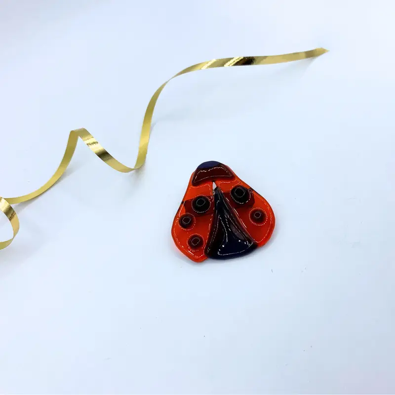 Moschino Ladybird Brooch