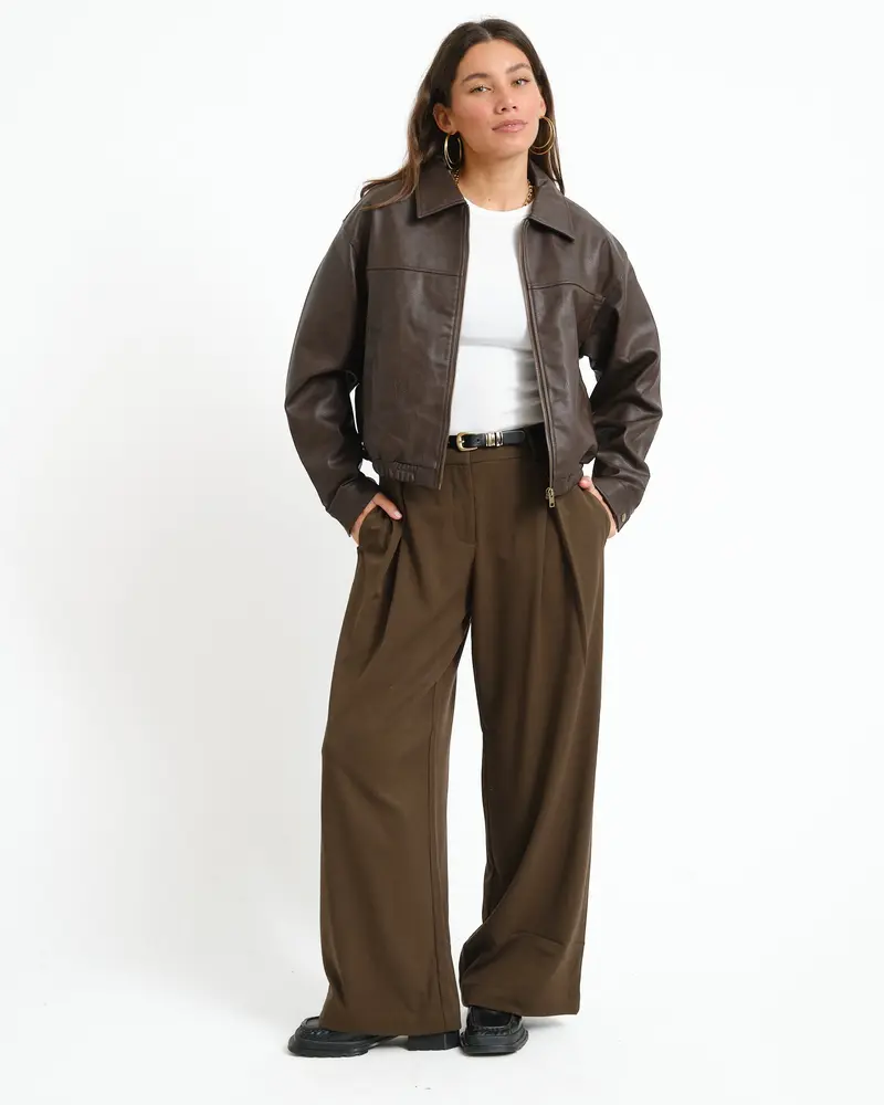 MSCH Chica Henrika Pants donkergroen