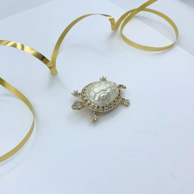 Nettie Rosenstein Turtle Brooch