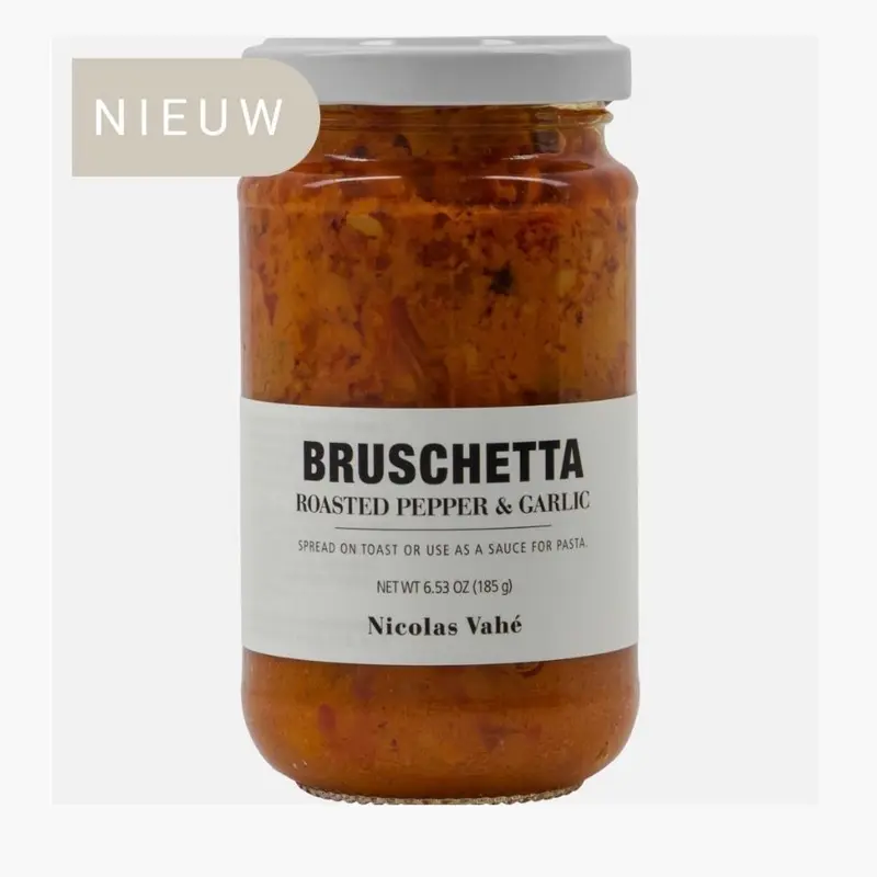 Nicolas Vahé bruchetta roasted peppers & garlic 185gram