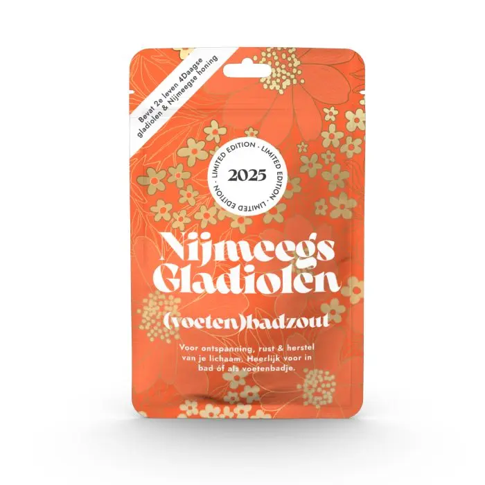 Nijmeegs Gladiolen Voetenbadje 2025 Limited Edition – 180gr.