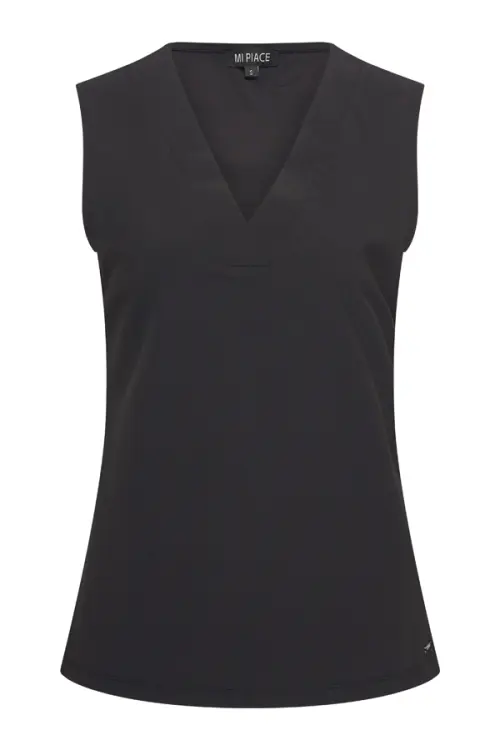 Nora - Mi Piace - Travelstof Top - Zwart - 202425