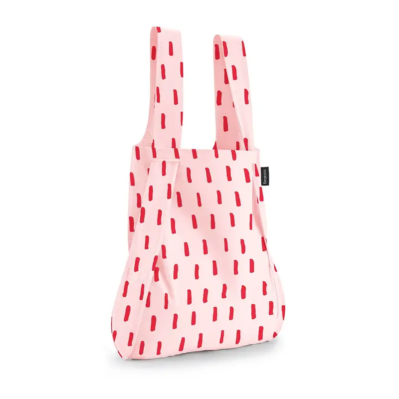 Notabag Opvouwbare 2-in-1 Shopper Tas & Rugzak | Red Brush