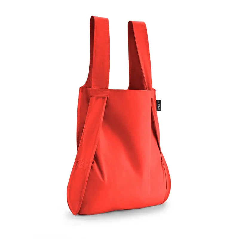 Notabag Opvouwbare 2-in-1 Shopper Tas & Rugzak | Rood