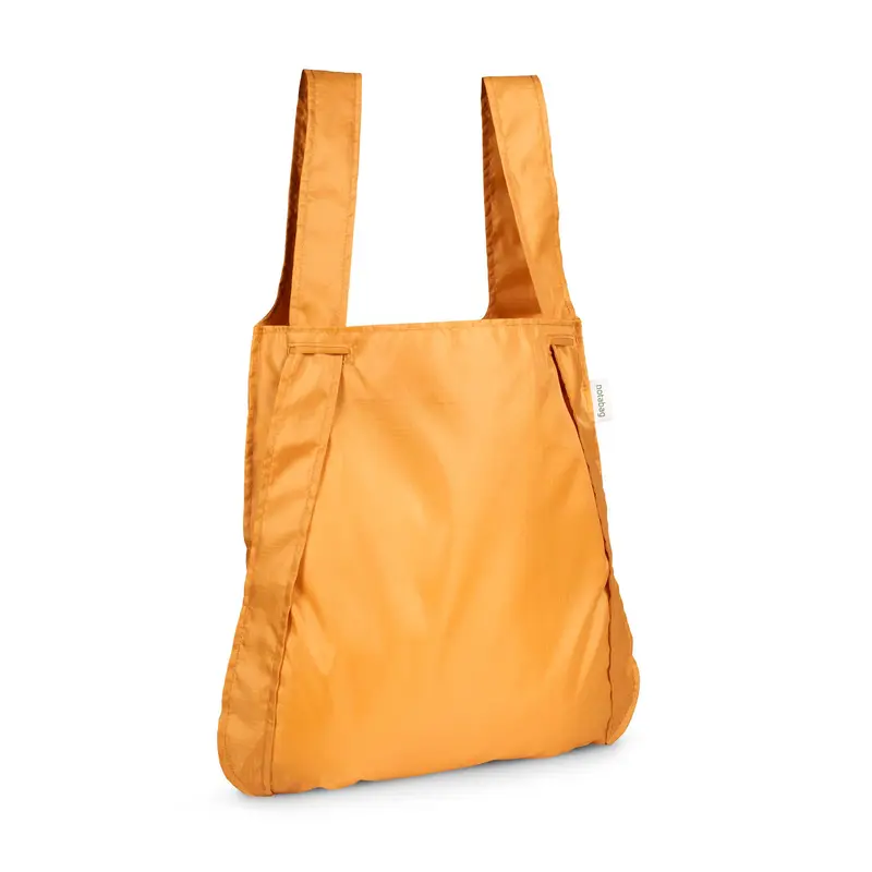 Notabag Recycled Opvouwbare 2-in-1 Shopper Tas & Rugzak | Mosterd Geel
