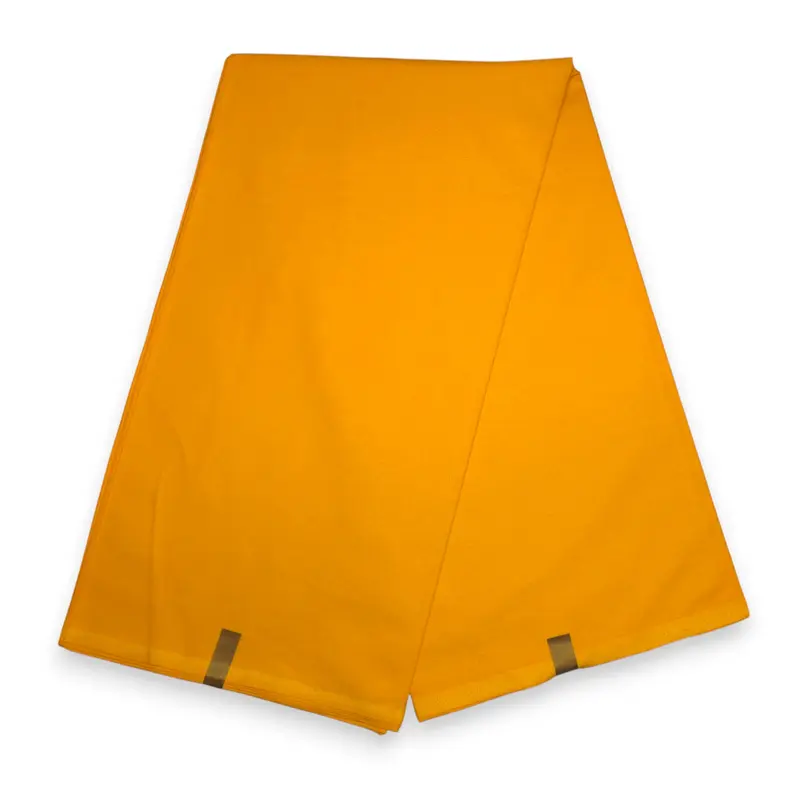 Ochre Yellow Plain Fabric - Ochre Yellow solid color - 100% cotton