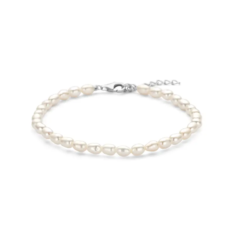 'Odessa' zoetwaterparel armband 3/4 mm