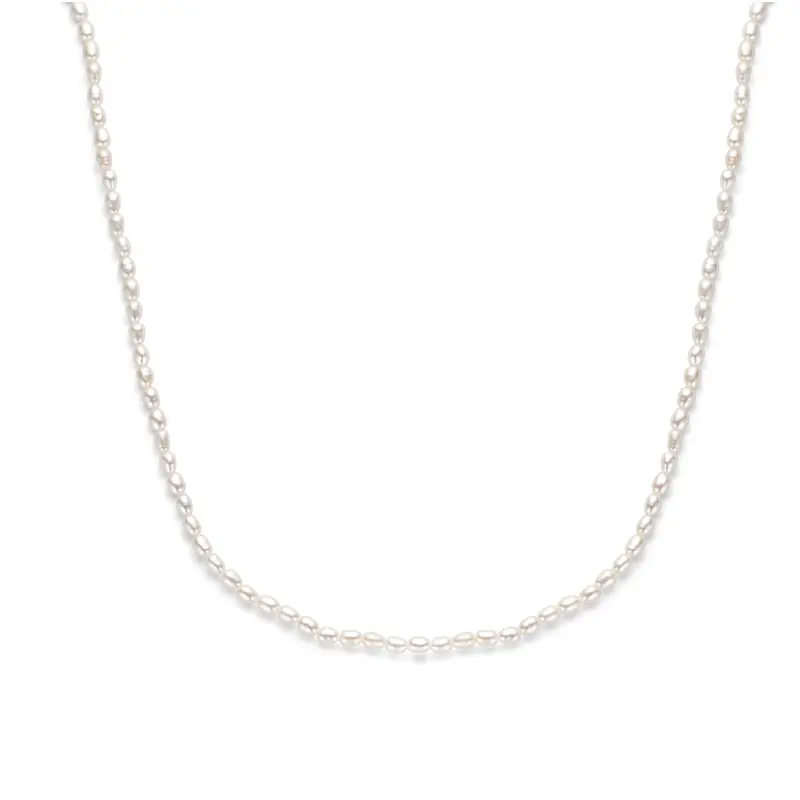 'Odessa' zoetwaterparel ketting 3/4 mm