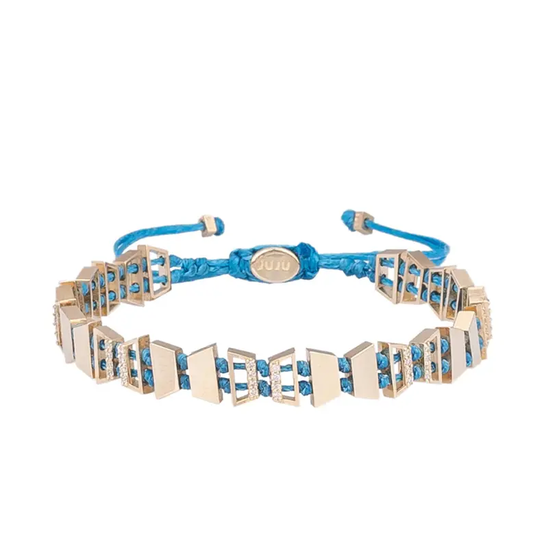Onderwater gouden armband met diamantstenen