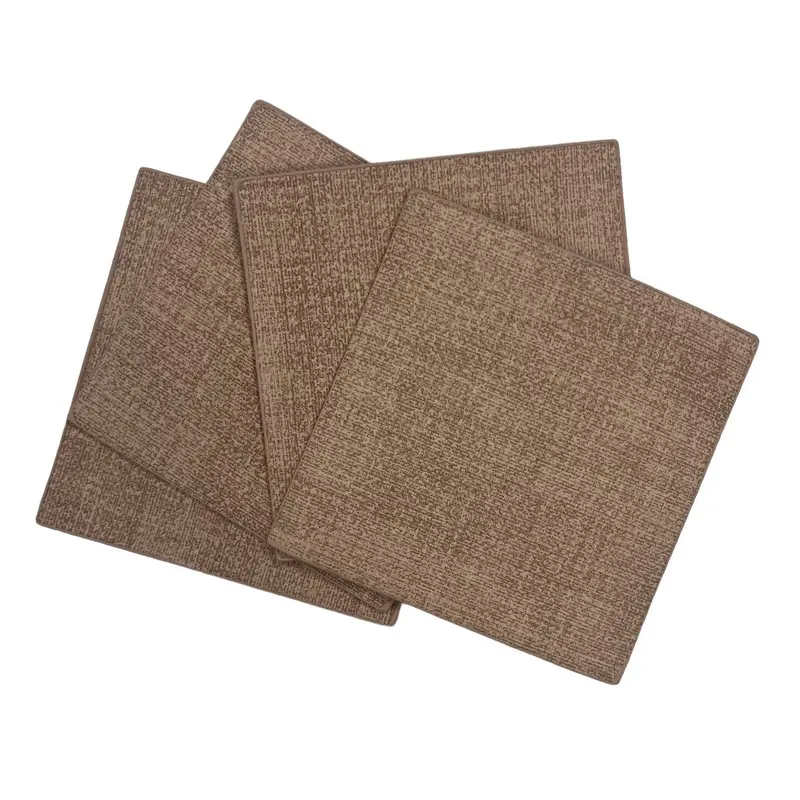 Onderzetters set-van-4 Vierkant roze 10x10cm