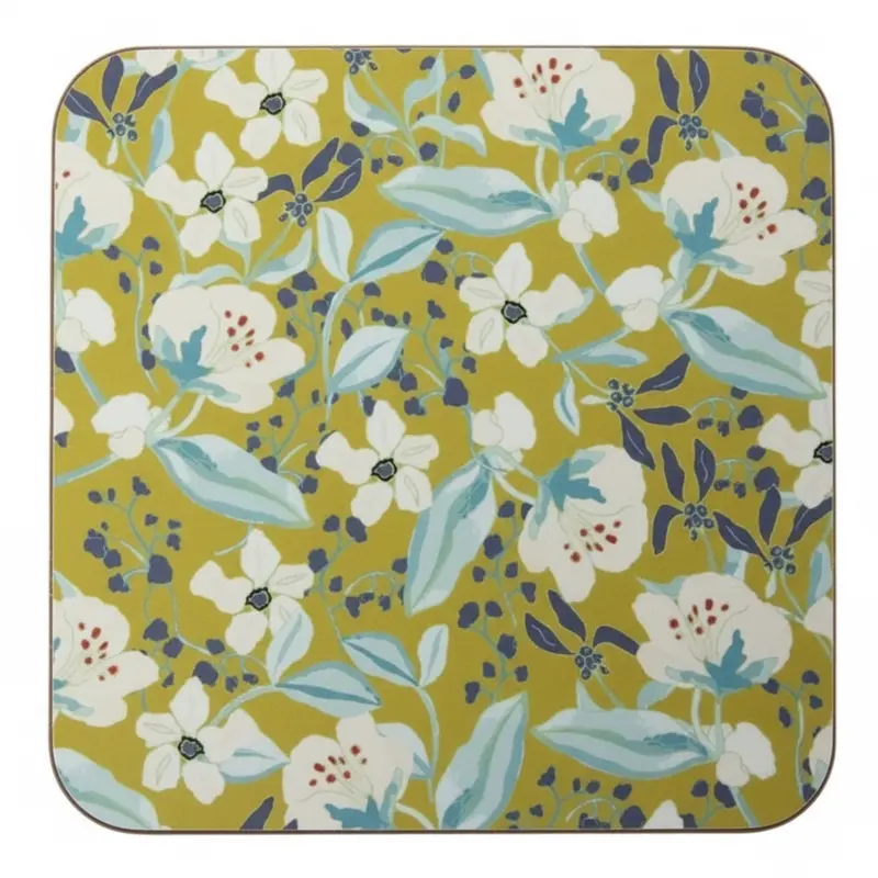 Onderzetters set-van-6 Marie Bloemen 10x10cm