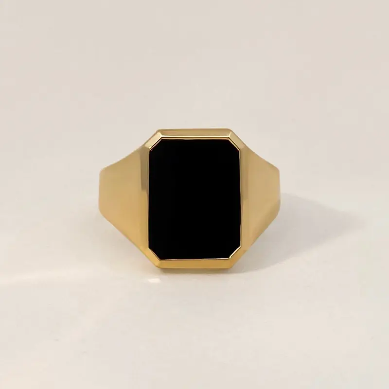 Onyx Signet Ring