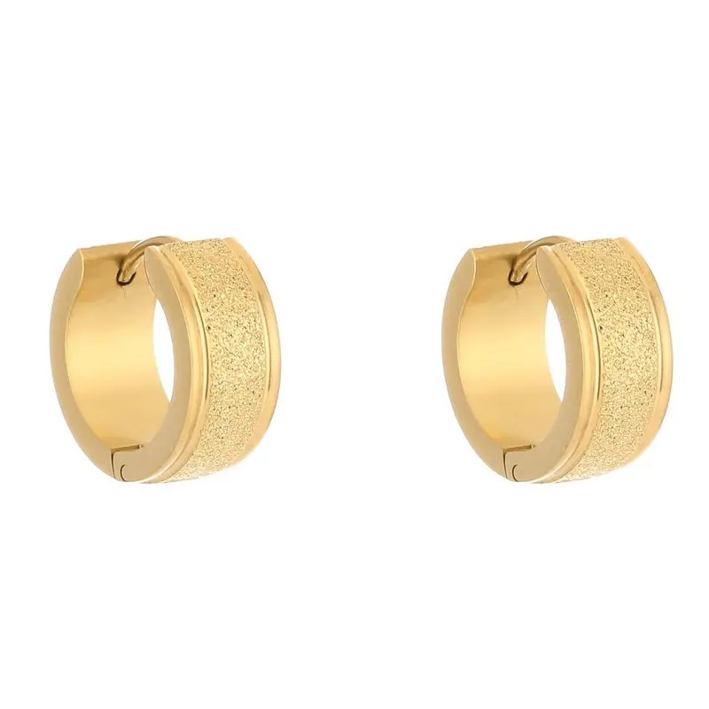 Oorbellen Basic rond goud