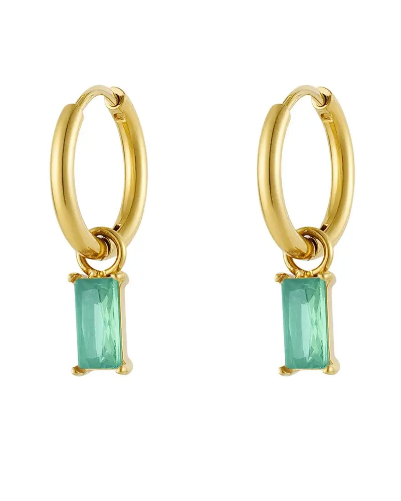 Oorbellen Hoops - Cristal