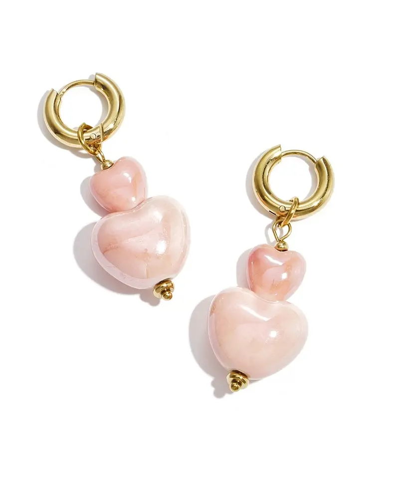 Oorbellen Hoops - Hartjes