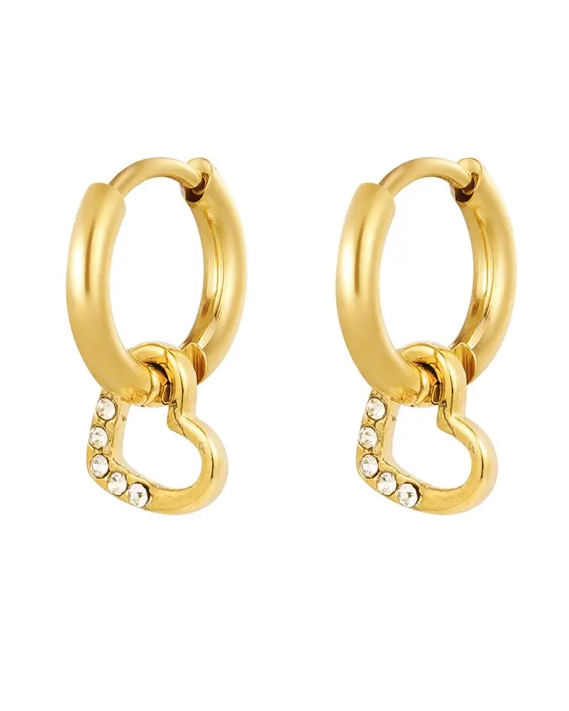 Oorbellen Hoops - Hartjes