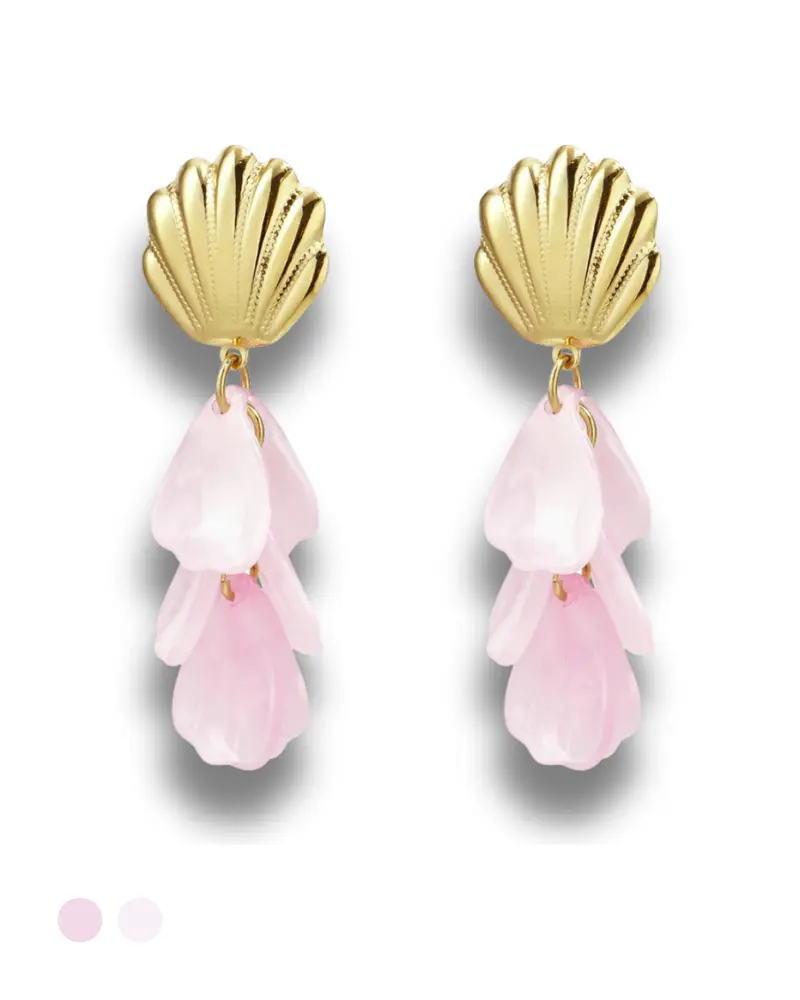 Oorbellen Statement Beach style - Schelpjes
