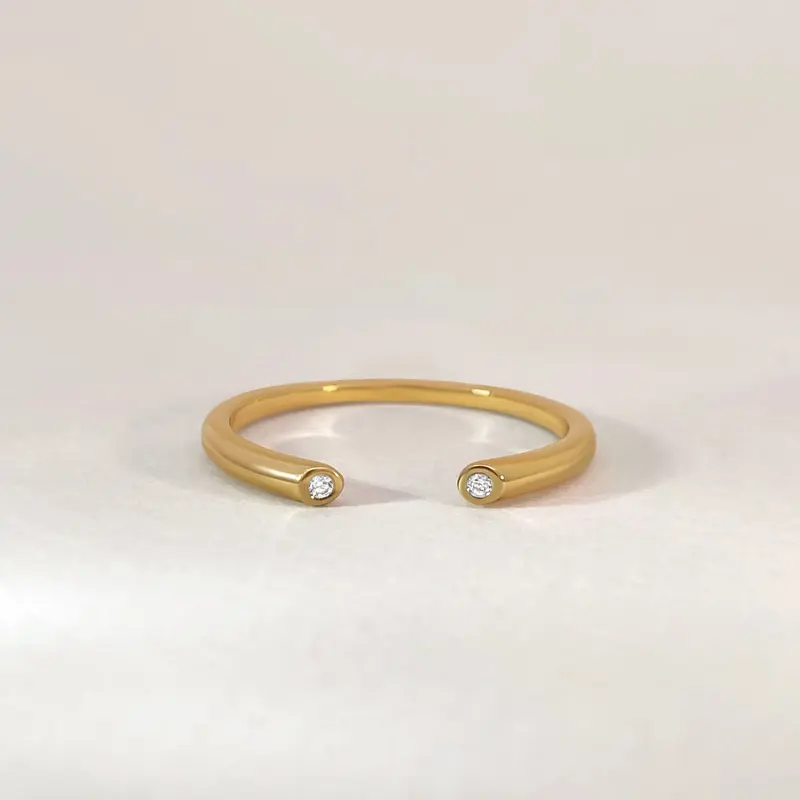 Open Diamond Ring