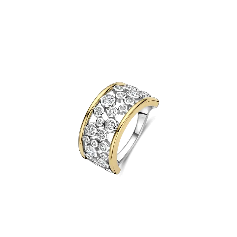 Open Sparkle Statement Ring