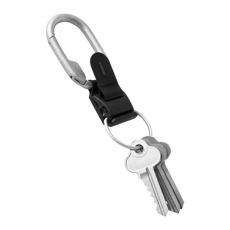 Orbitkey Clip V2 Zilver | Sleutelhanger & Slimme Karabijnhaak