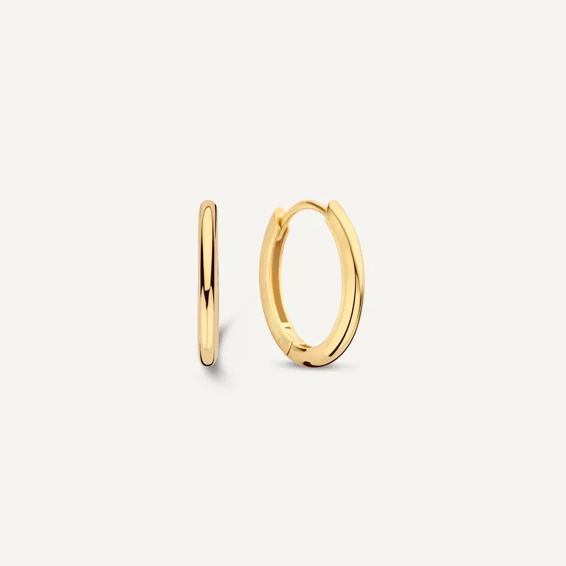 Oval Small Hoops (15mm)