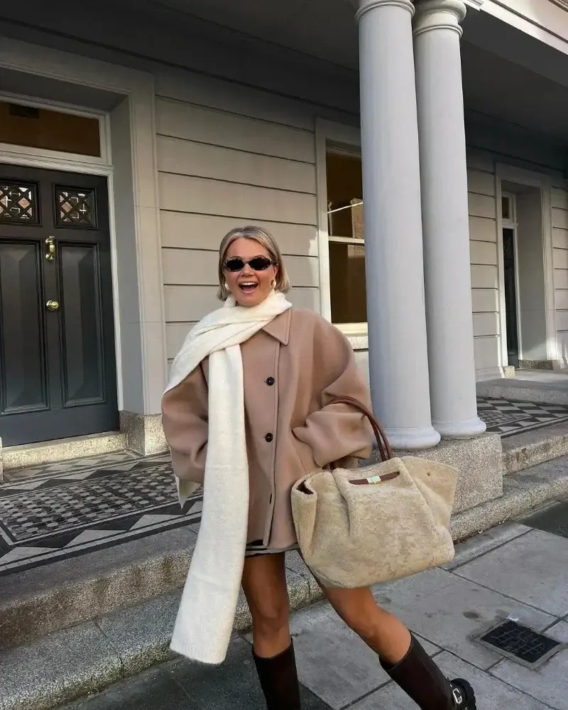 Oversized Damen Herbstmantel – Mila