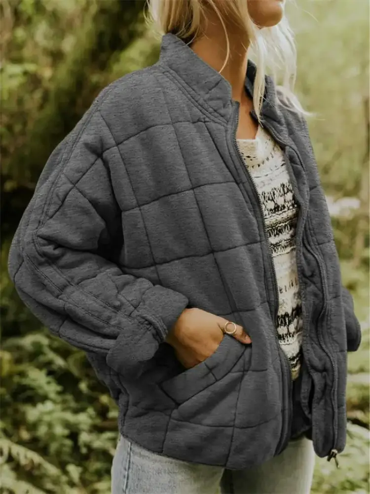 Oversized Gefütterte Herbstjacke - Eliza