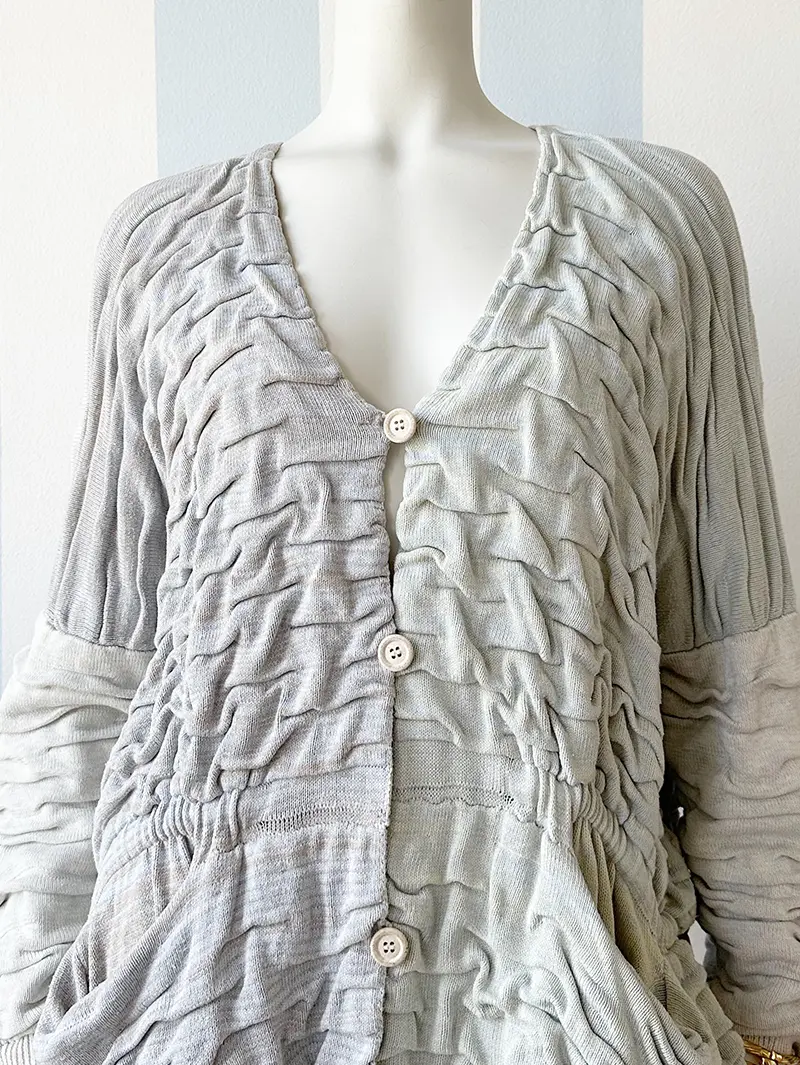 Oversized katoenen designer vest