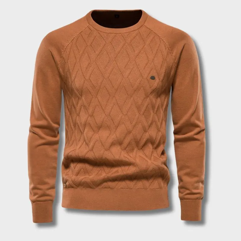 Oxford Herrenpullover - Herbstlicher Sterling