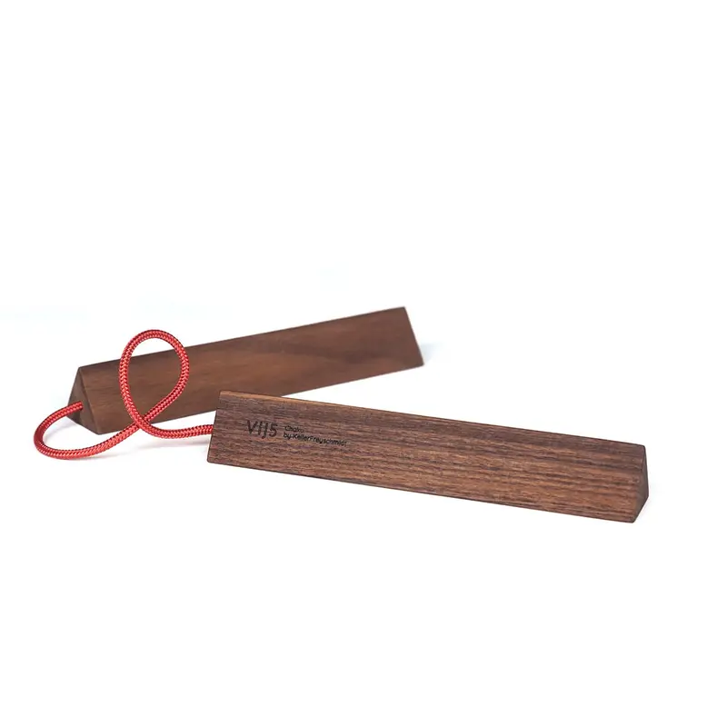 Pannenonderzetter Chaku | Notenhout & Rood Touw | Vij5
