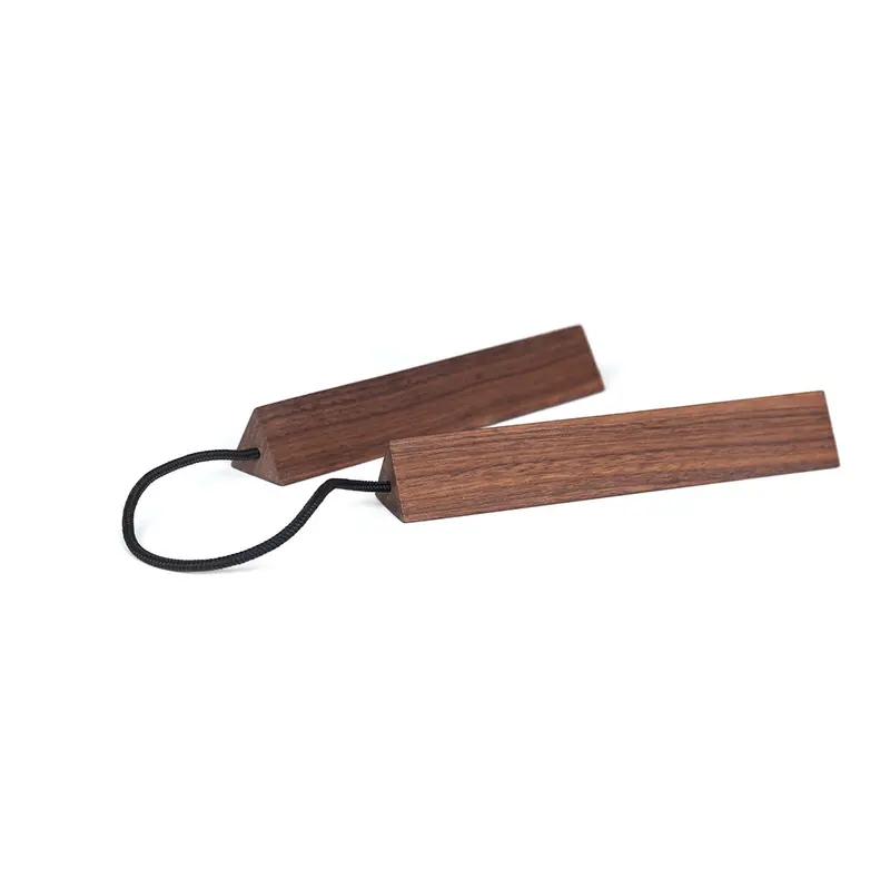 Pannenonderzetter Chaku | Notenhout & Zwart Touw | Vij5