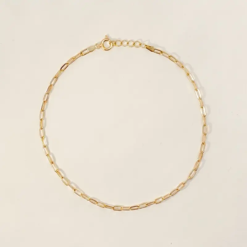 Paperclip Anklet
